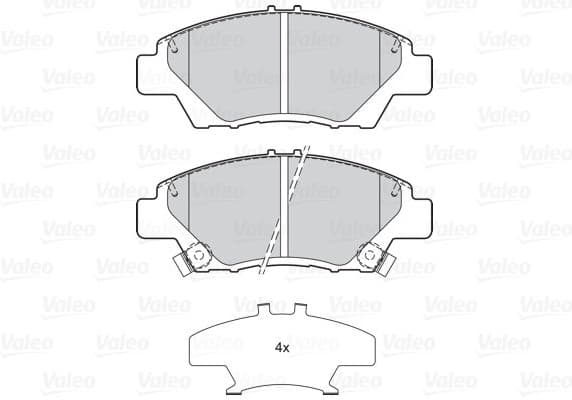 Brake Pad Set, disc brake ESSENTIAL 302158 - image 2