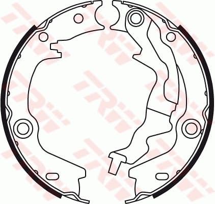 Brake Shoe Set, parking brake GS8781 - image 2