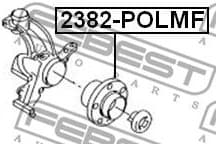Wheel Hub 2382-POLMF - image 2