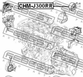 Mounting, engine CHM-J300RR - image 2