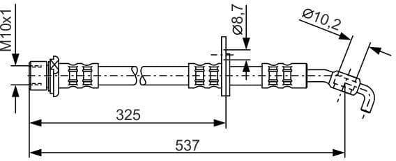 Brake Hose 1 987 476 782