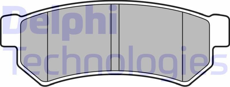 Brake Pad Set, disc brake LP2502