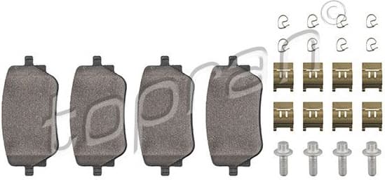 Brake Pad Set, disc brake 624 512