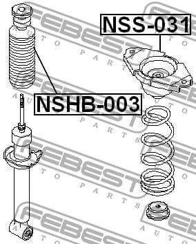 Protective Cap/Bellow, shock absorber NSHB-003 - image 2
