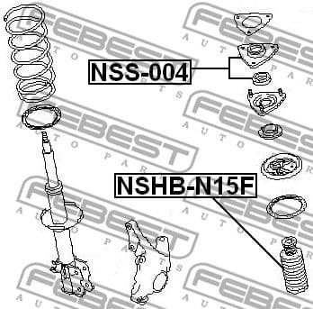 Protective Cap/Bellow, shock absorber NSHB-N15F - image 2