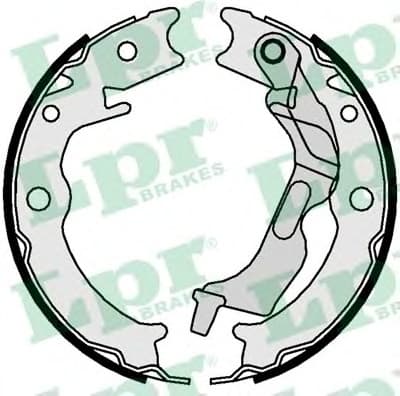 Brake shoes handbrake 89780
