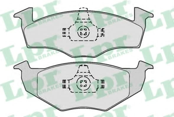 Brake Pad Set, disc brake 5SP667