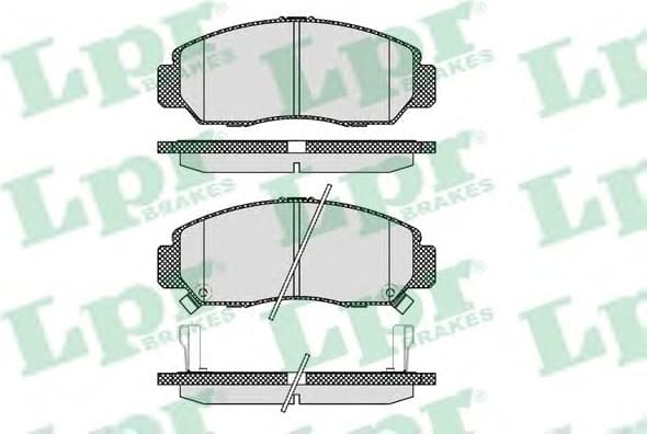 Brake Pad Set, disc brake 5SP1071 .