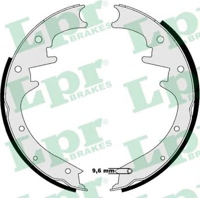 Brake shoes 88990