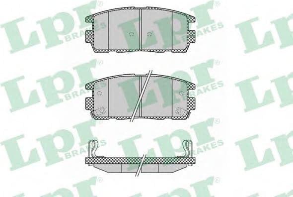 Brake pads rear 5SP1323.