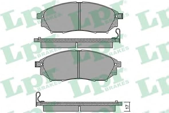 Brake Pad Set, disc brake 5SP1406