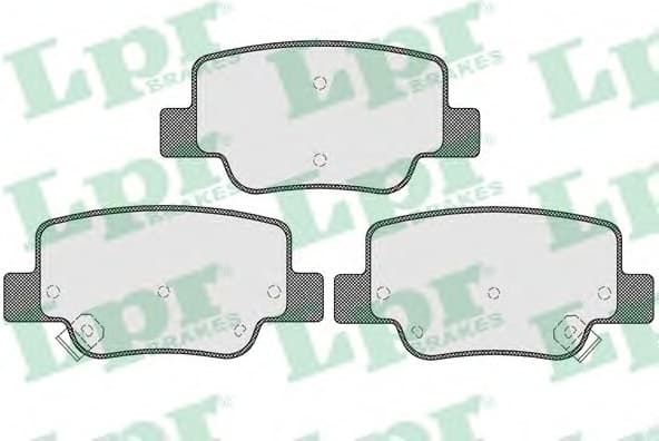 Brake pads rear 5SP1576