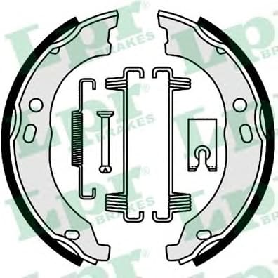 Brake shoes handbrake 81003