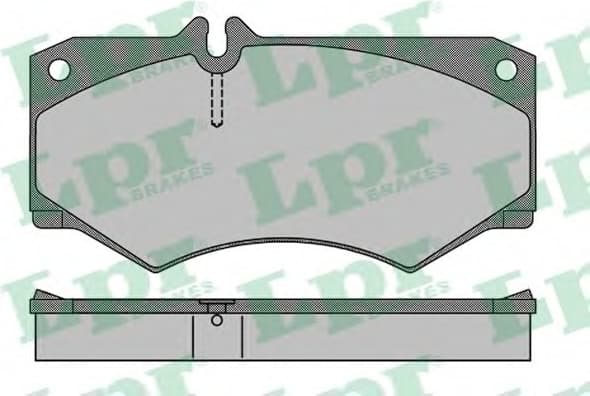 Brake Pad Set, disc brake 5SP408.