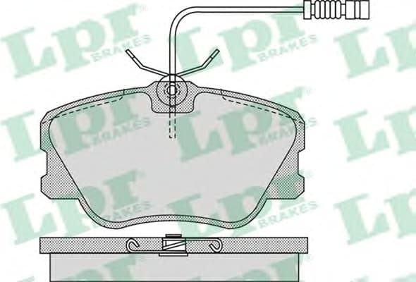 Brake Pad Set, disc brake 5SP986