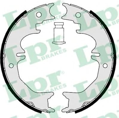 Brake shoes handbrake 88850