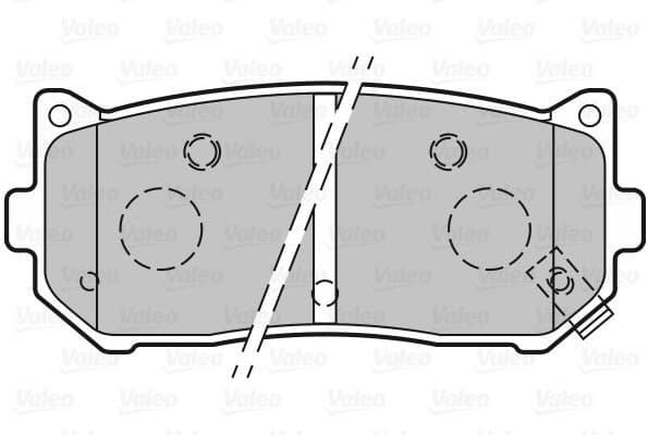 Brake Pad Set, disc brake ESSENTIAL 301841 - image 2