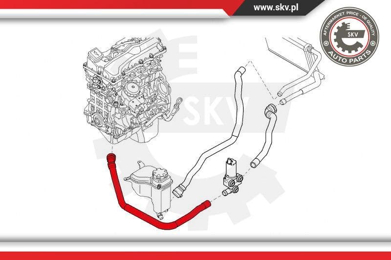 Radiator Hose 24SKV281 - image 4