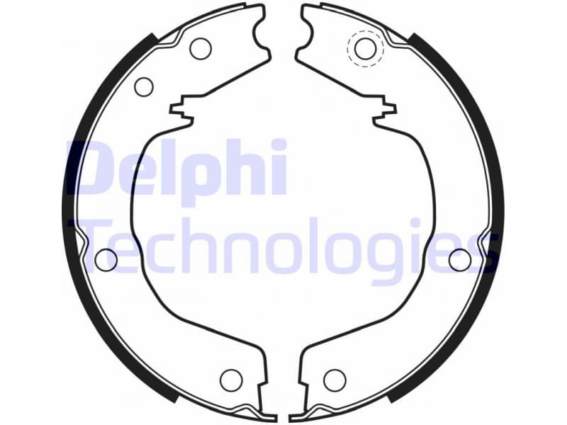 Brake Shoe Set, parking brake LS2007