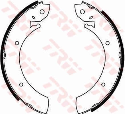 Brake Shoe Set GS6181 - image 2