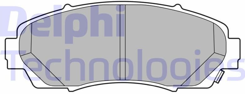 Brake Pad Set, disc brake LP3613