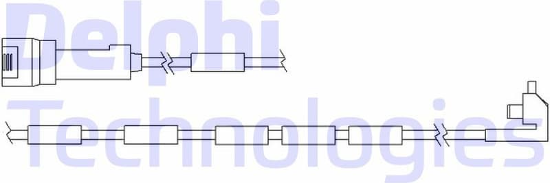 Warning Contact, brake pad wear LZ0107