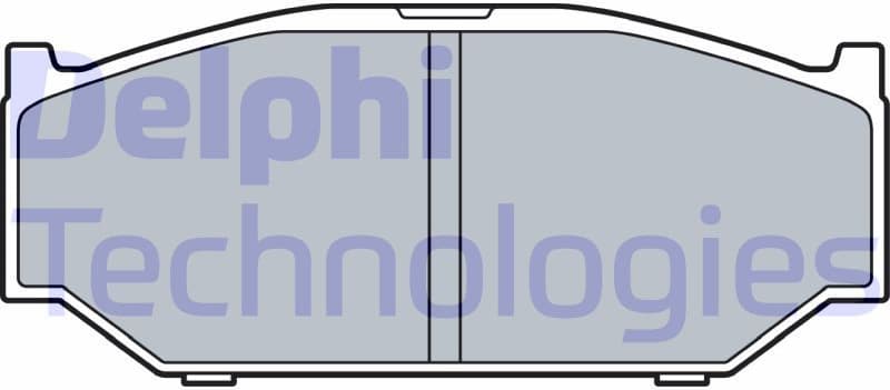 Brake Pad Set, disc brake LP3544