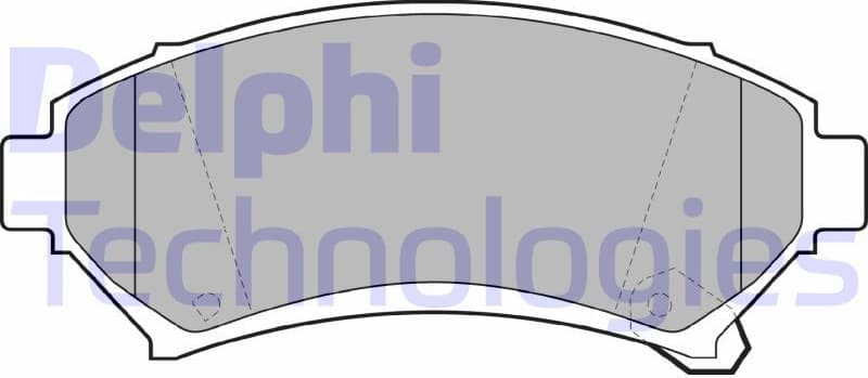 Brake Pad Set, disc brake LP1609