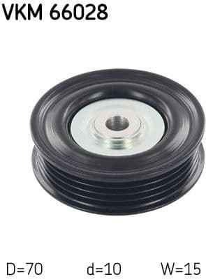 Deflection/Guide Pulley, V-ribbed belt VKM 66028 - image 2