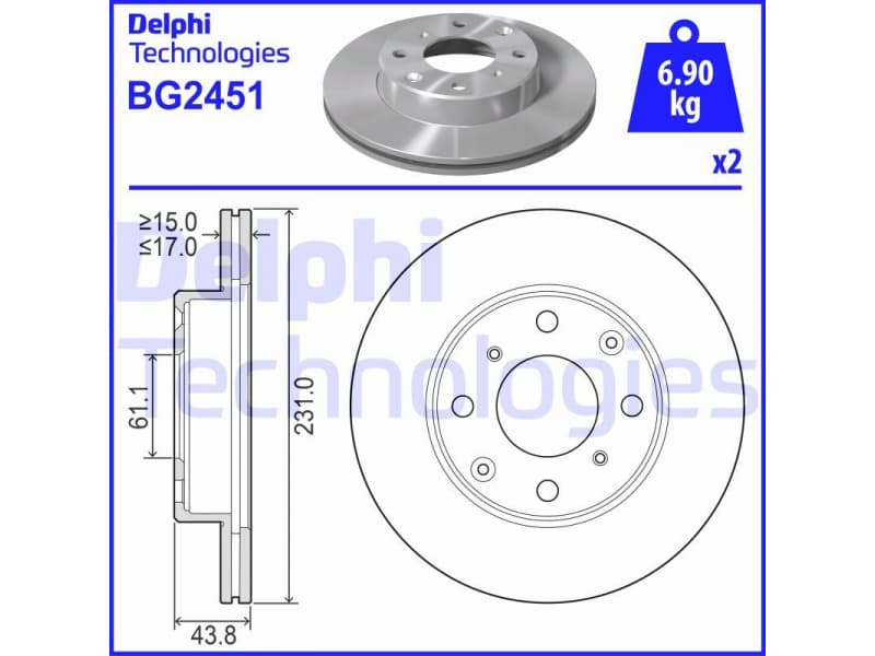 Brake Disc BG2451