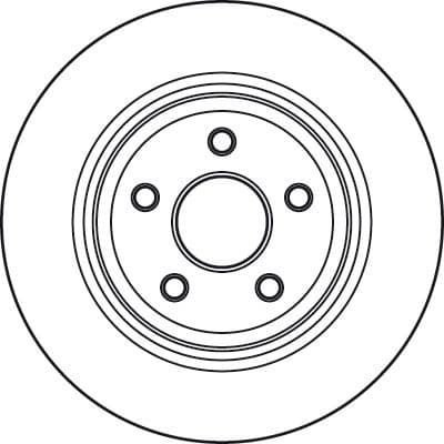 Brake Disc TRW SINGLE DF4979S - image 4