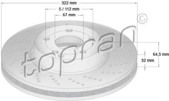 Brake Disc COATED 408 830