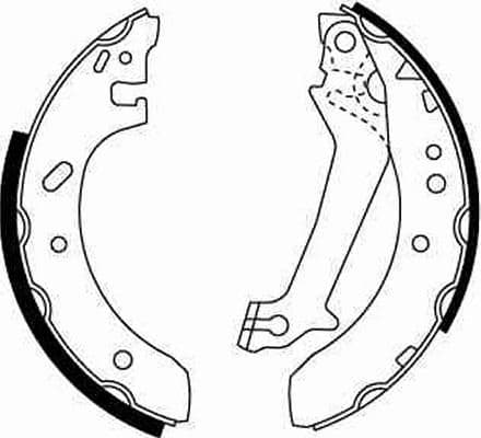 Brake Shoe Set GS8607 - image 3