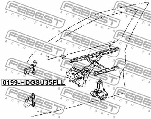 Door Hinge 0199-HDGSU35FLL - image 2