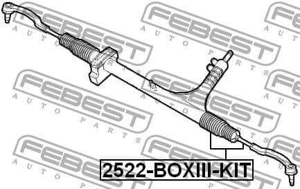 Inner Tie Rod 2522-BOXIII-KIT - image 2
