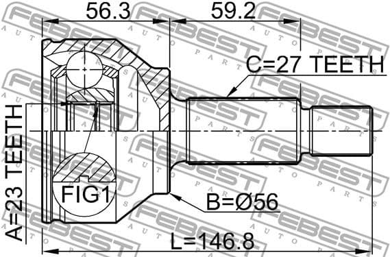 Joint Kit, drive shaft 2110-GE - image 2