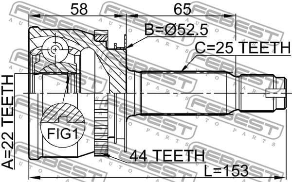 Joint Kit, drive shaft 1210-012A44 - image 2