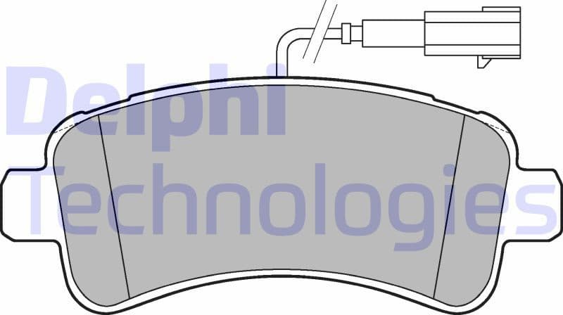Brake Pad Set, disc brake LP3185
