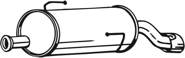 Rear Muffler 190-017