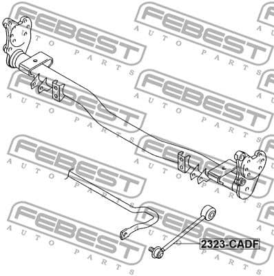Link/Coupling Rod, stabiliser bar 2323-CADF