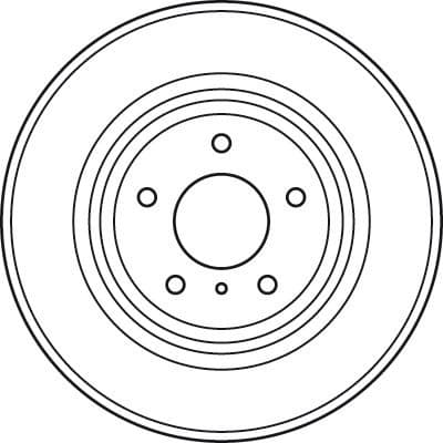 Brake Disc TRW SINGLE DF4983S - image 4