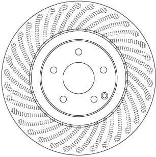 Brake Disc TRW SINGLE DF6682S - image 4