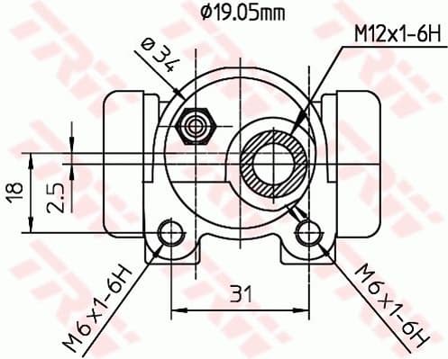 Wheel Brake Cylinder BWD133 - image 4