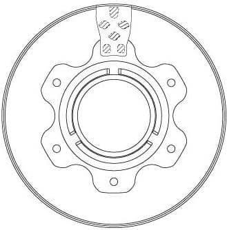 Brake Disc TRW SINGLE DF6743S - image 4