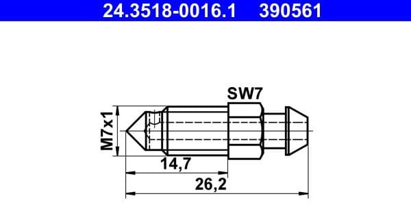 Breather Screw/Valve 24.3518-0016.1