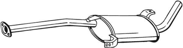 Centre Muffler 279-125