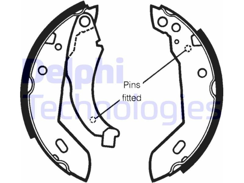 Brake Shoe Set LS1250