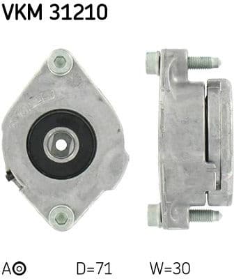 Belt Tensioner, V-ribbed belt VKM 31210 - image 2