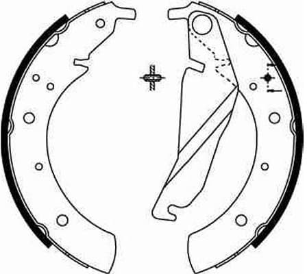 Brake Shoe Set GS8209 - image 3