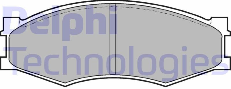 Brake Pad Set, disc brake LP358